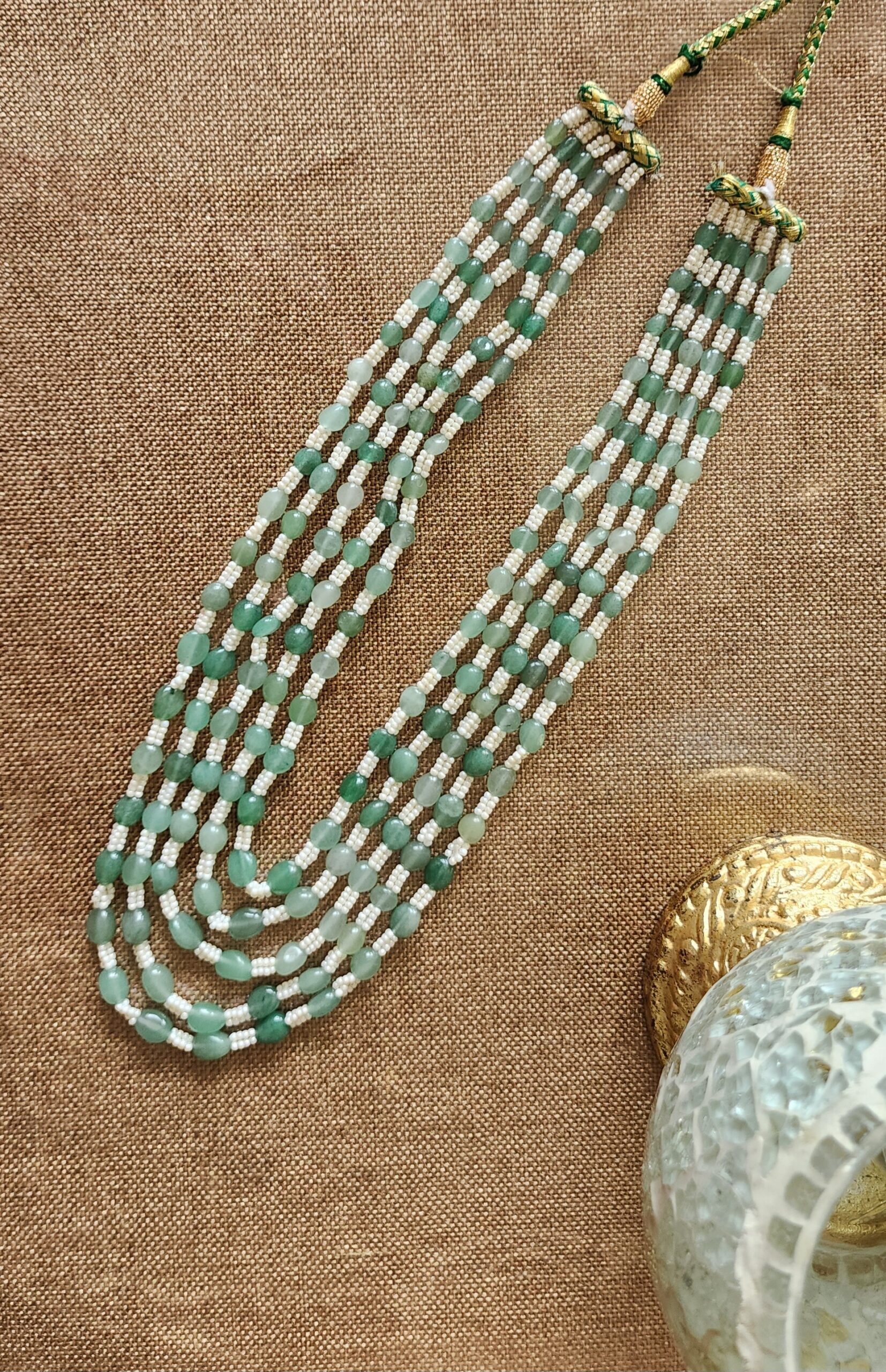 Emerald Enchantment Pearl Necklace2